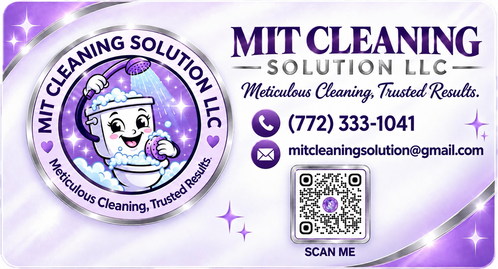 MIT Cleaning Solution contact card